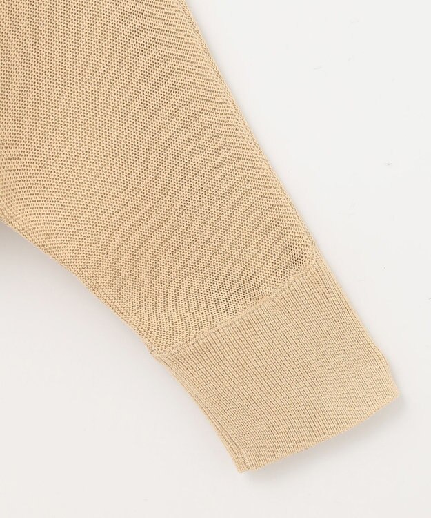 ANY L 【洗濯機可/UVカット】アクリルガータードルマンニット イエロー