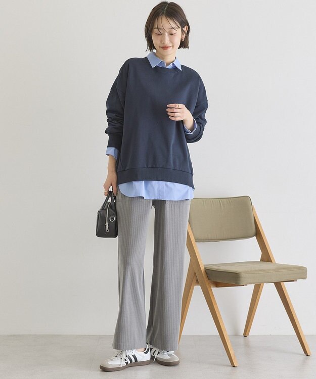 AMERICAN HOLIC コクーンスウェット Navy