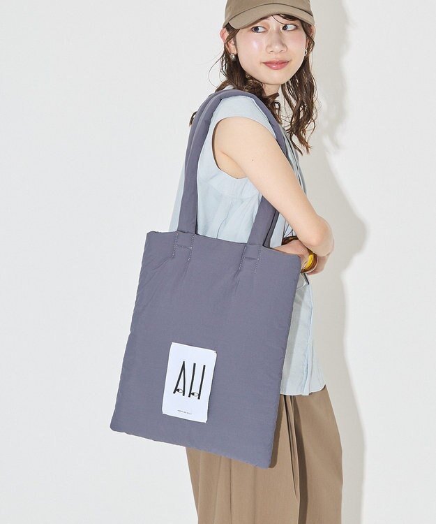 AMERICAN HOLIC 26AWパテッドホリホリトートバッグ Charcoal Gray