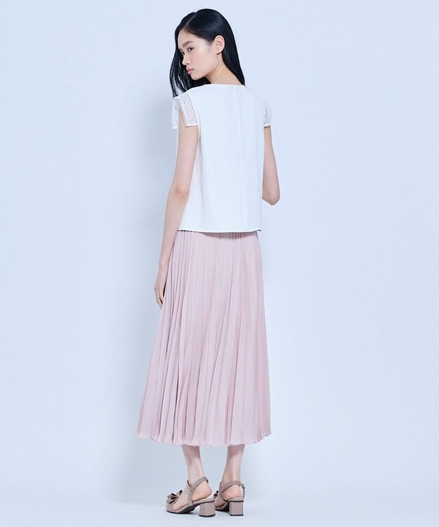 TOCCA VEGA＆STAR LACE ブラウス アイボリー系