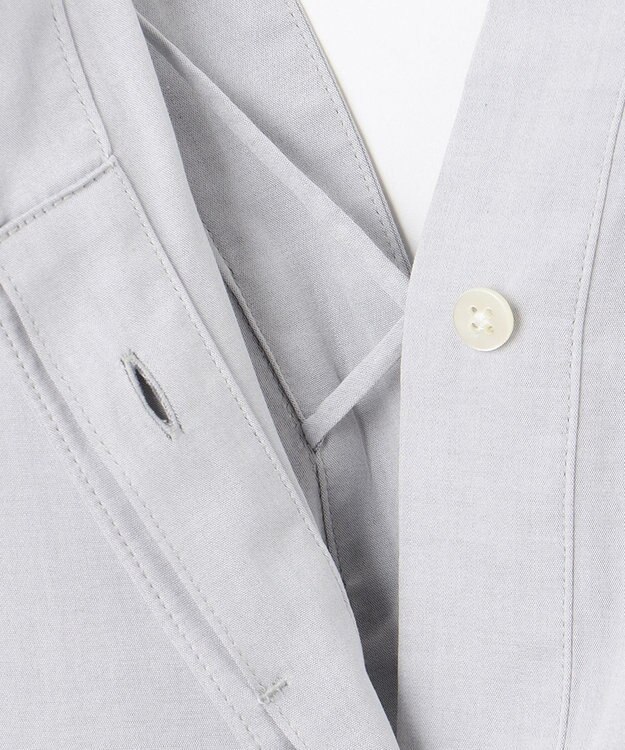 #Newans 【ANSWER for ヘルシーカジュアル】クロスリボンシャツ グレー系