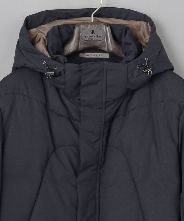 GOTAIRIKU あのドレスダウンにロング丈登場【WEB&一部店舗別注】MINOTECH/ミノテック ドレス ダウンコート ネイビー系