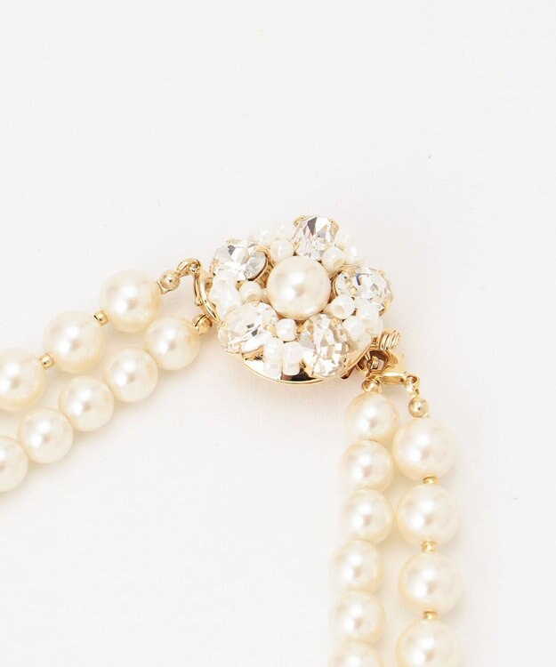 TOCCA 【3WAY】BIJOUX CLASP PEARL NECKLACE ネックレス ゴールド系