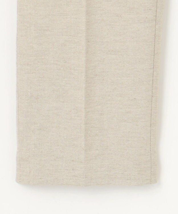 自由区 L 【接触冷感・UVカット・吸水速乾・洗える】シェルタリングテーパード パンツ ベージュ