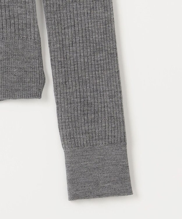 NAVE 【Nave】リュクスウール クルーネックニット ライトグレー系