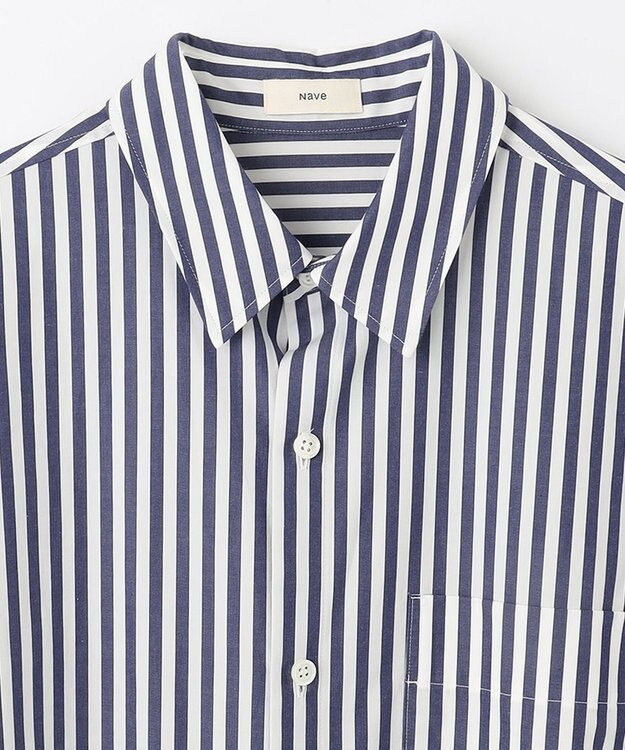 NAVE 【Nave　洗える】シャツ ドレス ネイビー系1