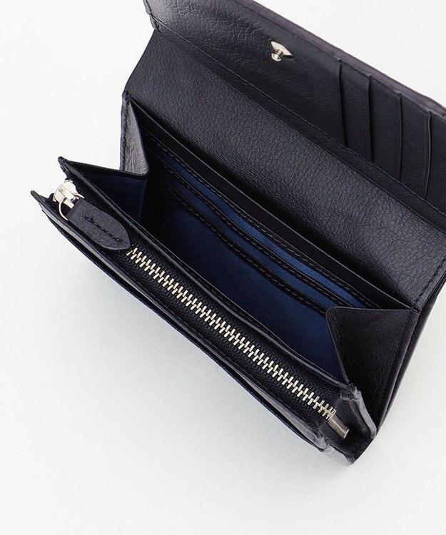 airlist Lファスナー小銭入れ付き二つ折財布 Lily リリィ ネイビー