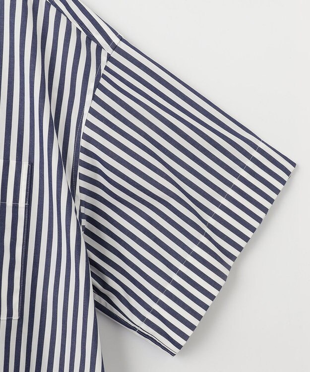 NAVE 【Nave　洗える】シャツ ドレス ネイビー系1