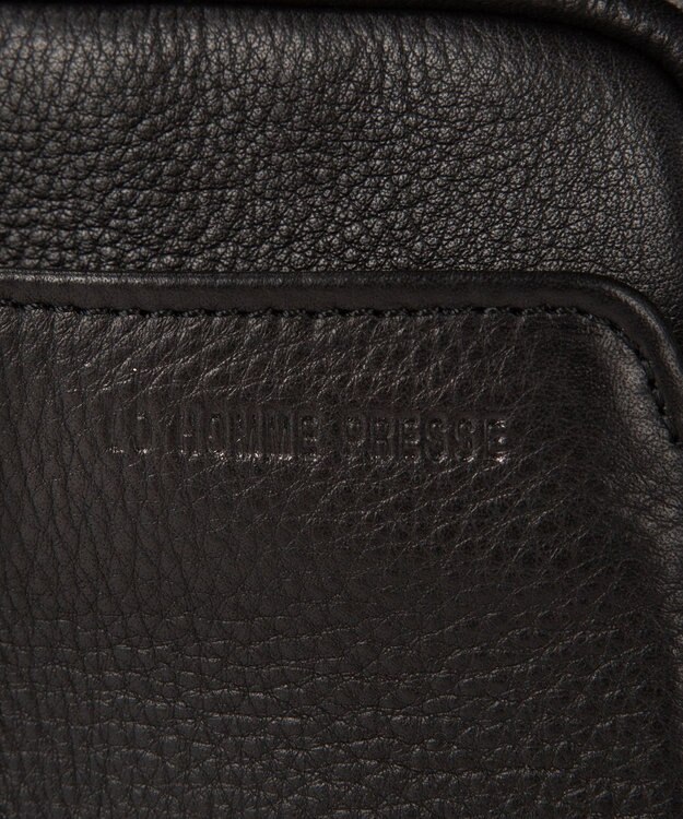 ACE BAGS & LUGGAGE LO HOMME PRESSE アルカイックソフト 本革 縦型ショルダーバッグ 小 71782 ロ・オム・プレッセ ブラック