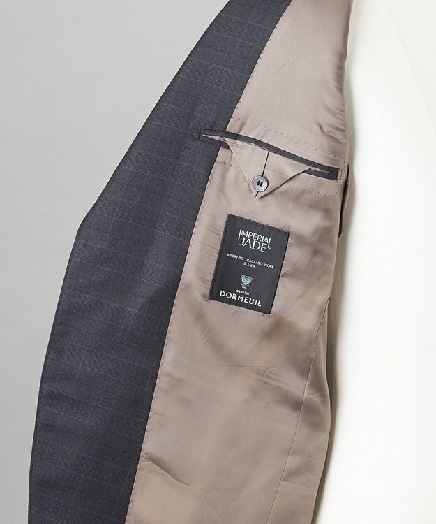 GOTAIRIKU WEB&一部店舗限定【DORMEUIL/ドーメル】IMPERIALJADE/インペリアルジェイド 通年スーツ（グレー×格子） グレー系4