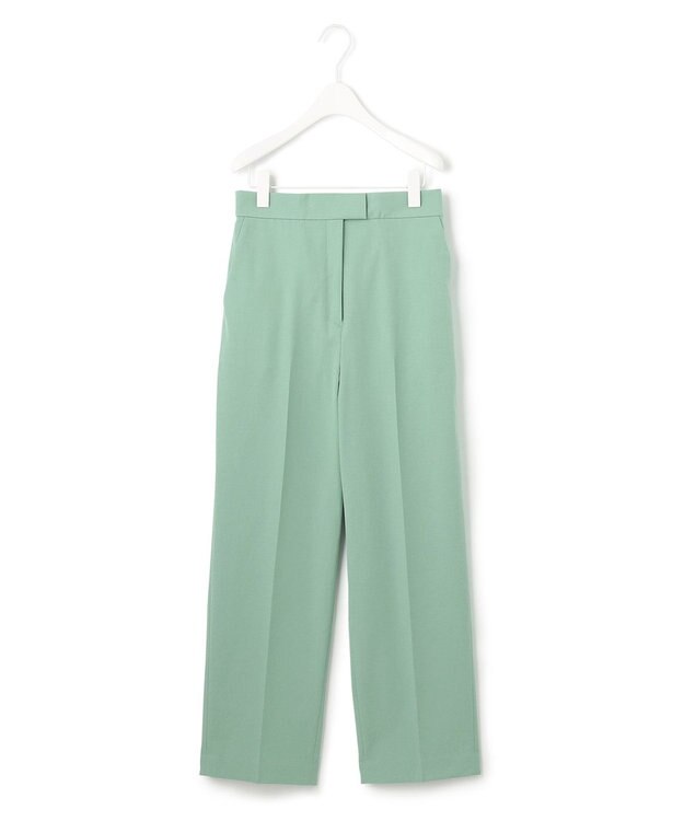 ICB 【洗える】 LooseWeave ワイドストレートパンツ ジェイド系