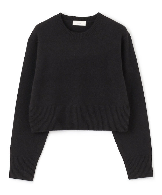 uncrave カシミヤニット（uncrave WHITE） ブラック