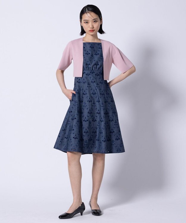 TOCCA 【洗える・接触冷感】CREAPE BOLERO ボレロ アイボリー系