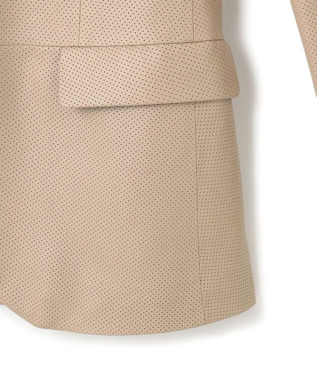 JOSEPH HOMME ライトパンチングレザー　ジャケット ベージュ系