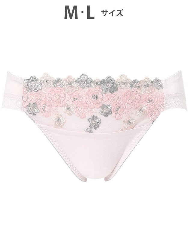 Wing ショーツ KB2060とペア 綿混素材（身生地部） やさしいはきごこち ナチュラルアップブラ はきこみ丈あさめ KF3360 ウイング／ワコール シェルピンク