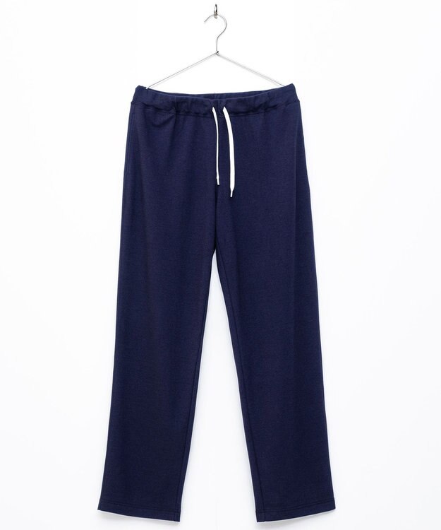 HAAG レゾナバイオ リラックスストレートパンツ ネイビー