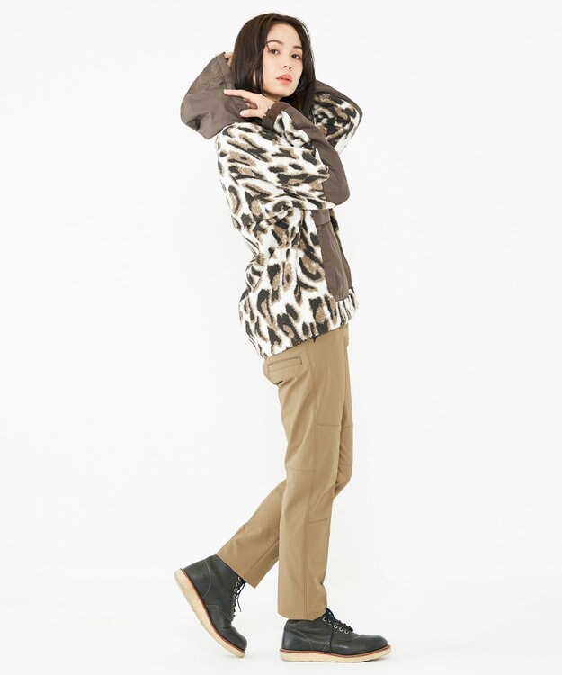 JOSEPH ABBOUD MOUNTAIN 【UNISEX】アニマルカモフラージュ ブルゾン ダークブラウン系6