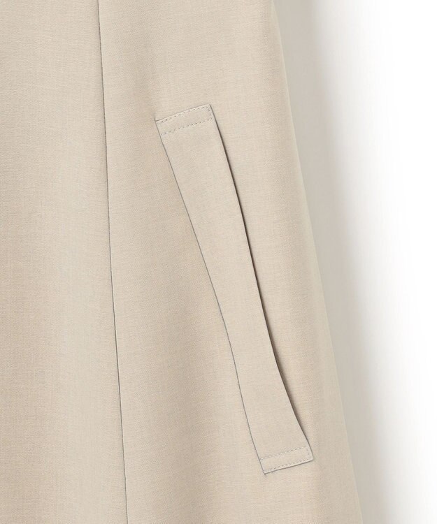 TOCCA 【消臭・吸水速乾・洗える】SUMMER ENTRANCE 襟付きドレス ベージュ系