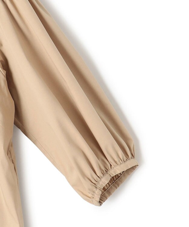 23区 L 【洗える】コンパクトライトクロス ピンタック チュニックワンピース ベージュ系