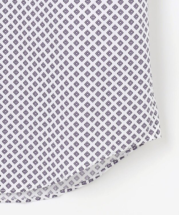 JOSEPH ABBOUD 【オーガニックコットン使用】ジオメトリックパターンシャツ ライラック系5