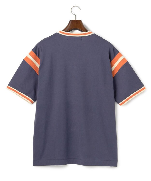 J.PRESS MEN 【WEB・一部店舗限定】IVY Ringer T-shirt ネイビー系