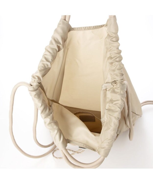 UNBILLION ペルケ perche / ナイロン×牛革ドローコード2wayナップサック オーク