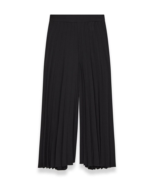 JOSEPH エアリープリッセ　クロップドトラウザーズ Black