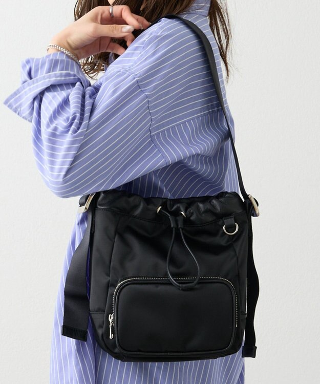 russet 《インフルエンサースタッフ企画》マルチショルダーバッグ(CE-1708) Black