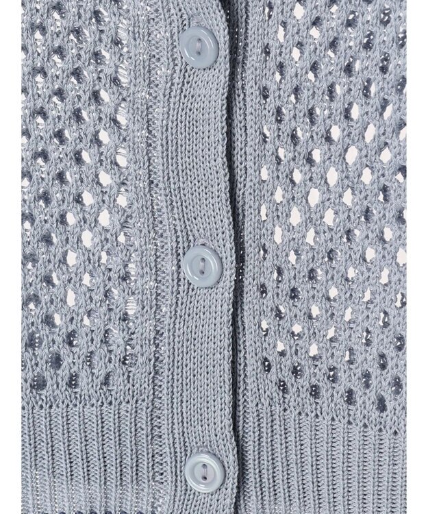 CRAFT STANDARD BOUTIQUE 配色メッシュニットビスチェ Grayish Blue