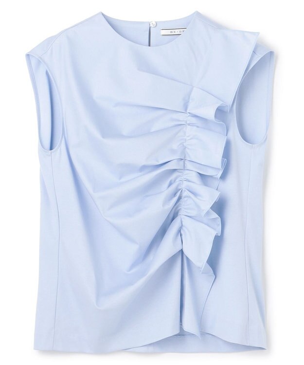 BEIGE， AFGHA / コットンドレープ スムーストップス Sax