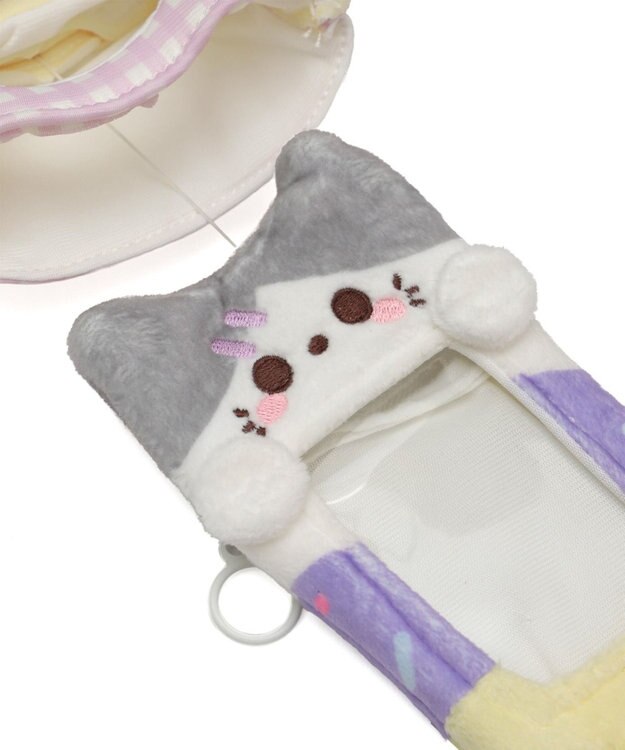 WEGO スイーツアニマルカードホルダーリールキーホルダー 柄1