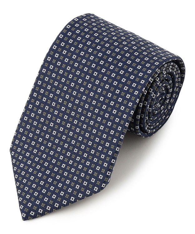J.PRESS MEN 【GEOMETRIC JACQUARD COLLECTION】ジオメトリックジャガード ネクタイ オリーブ系7