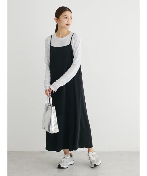 Green Parks クルーネックアソート柄シアープルオーバー Blue