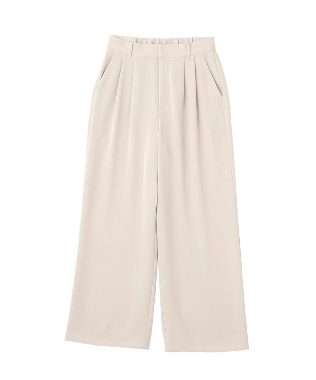 AMERICAN HOLIC 【イージーケア】ドレープパンツ Light Beige