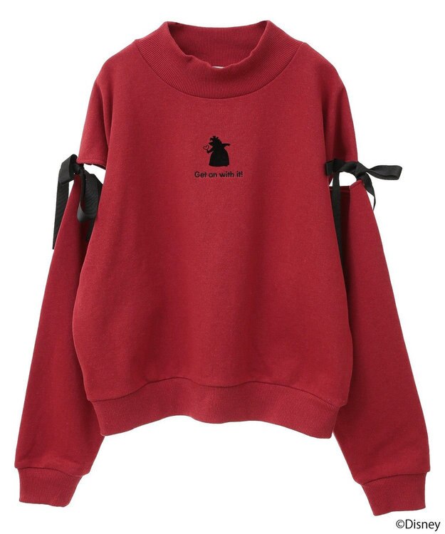 earth music&ecology ふしぎの国のアリス／スリットリボンスウェット Red