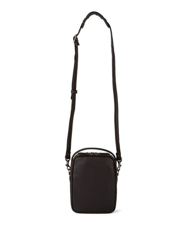 ACE BAGS & LUGGAGE LO HOMME PRESSE アルカイックソフト 本革 縦型ショルダーバッグ 小 71782 ロ・オム・プレッセ ブラック