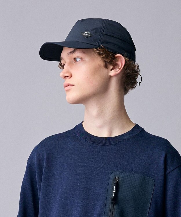 JOSEPH ABBOUD MOUNTAIN 【軽量・パッカブル】ハイパワードライリップキャップ ネイビー系