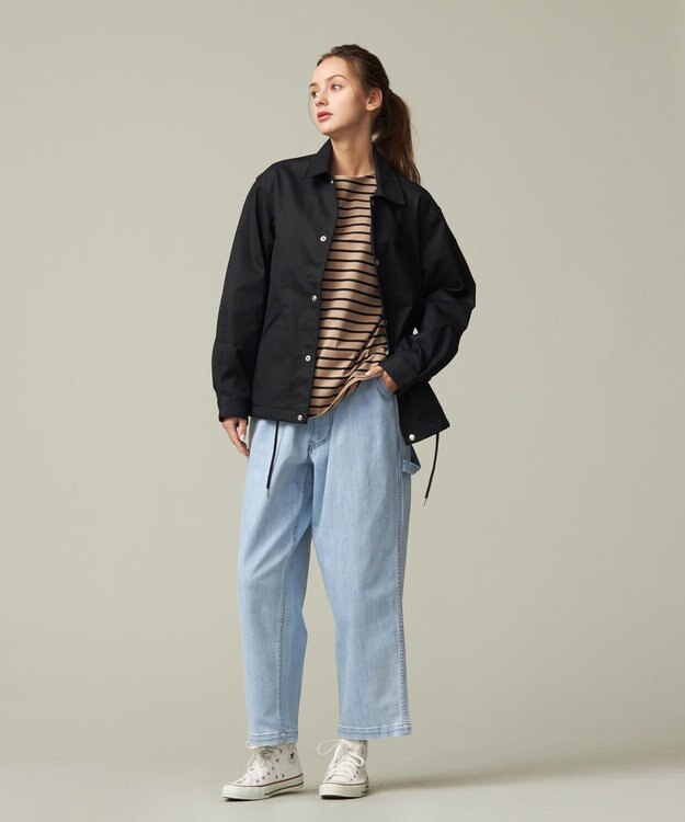 J.PRESS YORK STREET 【UNISEX】UNIVERSAL OVERALL×YORK STREET コーチジャケット ブラック系