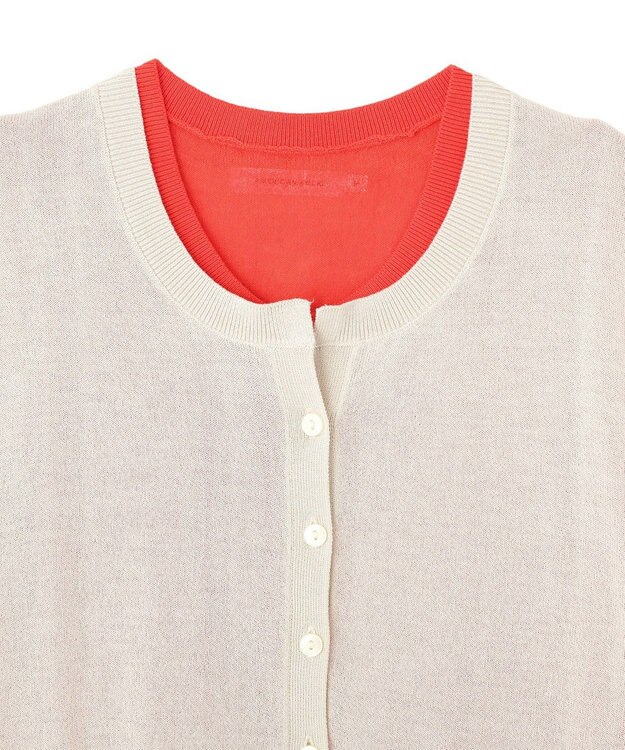AMERICAN HOLIC 【2SET・接触冷感】カーディガン+ノースリーブニット Beige