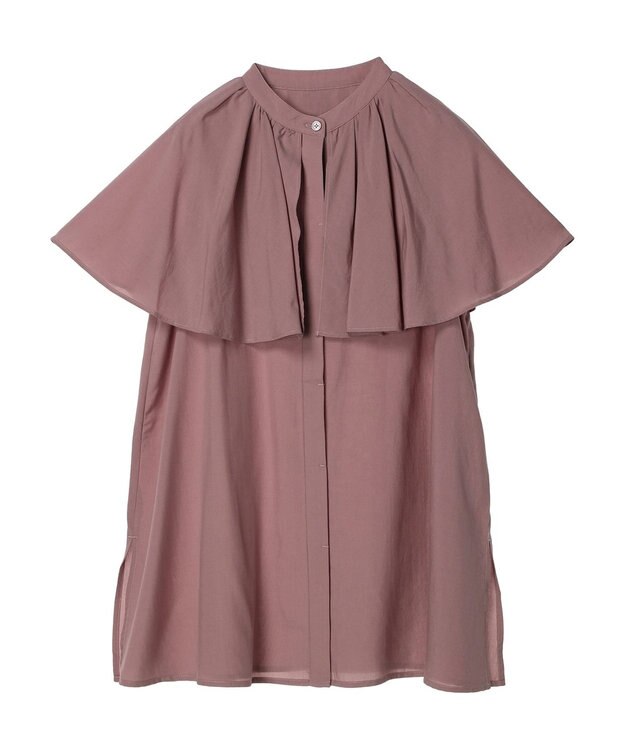 Green Parks ビックカラーナローブラウス Pink