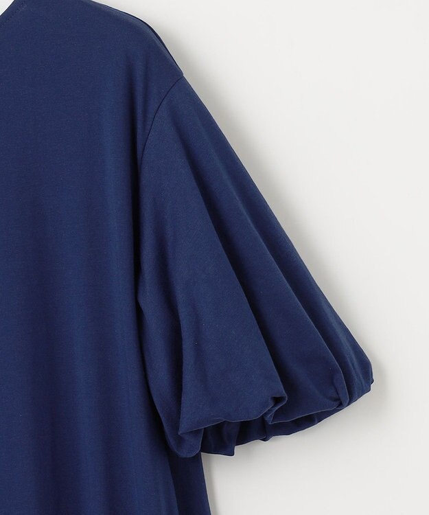 UNFILO 【吸水速乾/マシンウォッシャブル】CVC天竺 ワンピース ダルブルー系