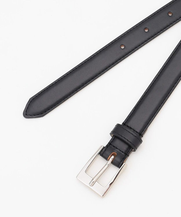 J.PRESS LADIES ベーシック レザー ベルト ブラック系