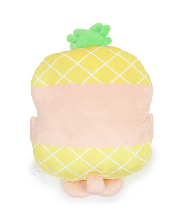 Mother garden しろたん パイナップルパーティー クッション 《しろたん/らっこいぬ》 単品 らっこいぬ