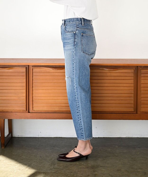 woadblue <坪田あさみさんコラボ＞SALUU STRAIGHT ANKLE DAMAGE