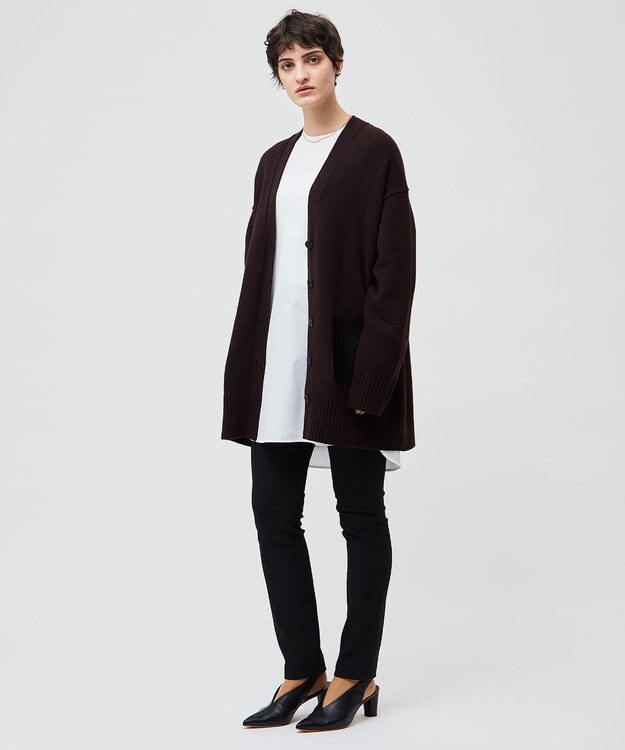 BEIGE， 【洗える】MUTERSE / プルオーバーシャツ White