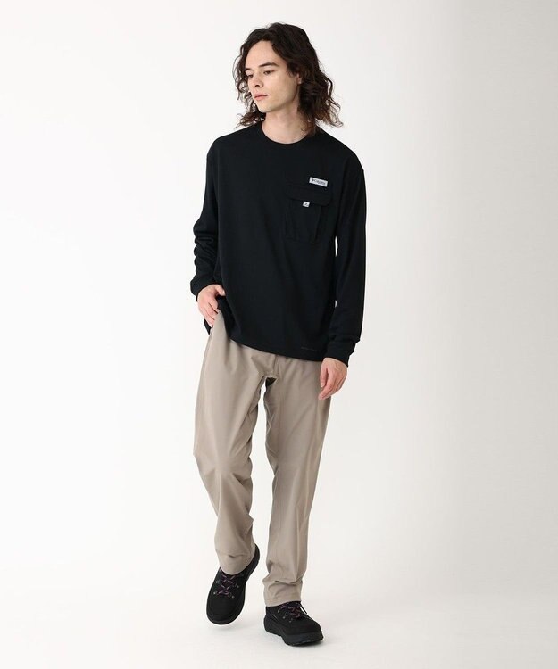 Columbia Columbia/ バーンノベルロングスリーブクルー /コロンビア Black