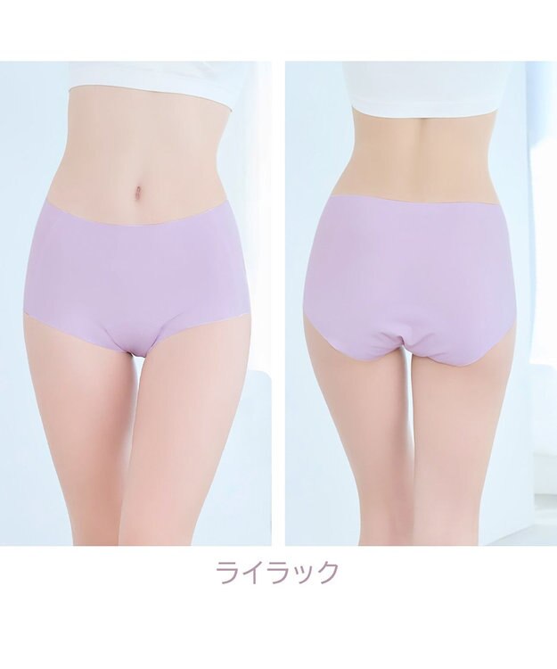 BRADELIS New York 【BRADELIS NewYork peace】シームレス吸水ショーツ26 ライラック