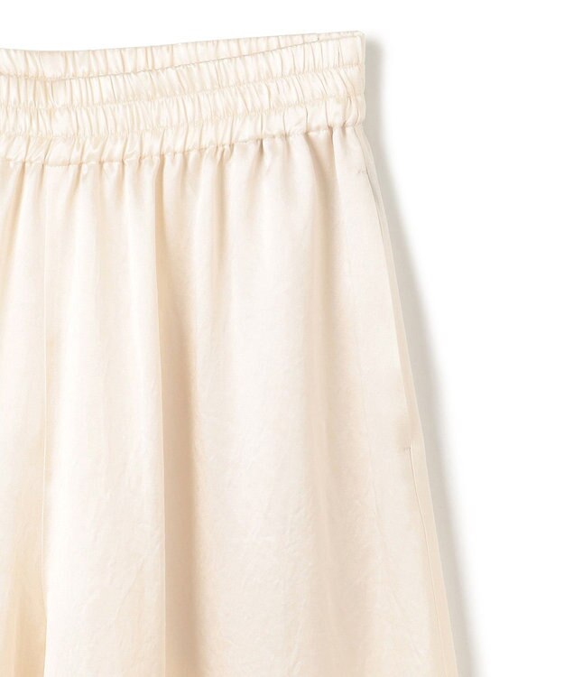 uncrave アセテートヴィンテージサテン ワイドパンツ エクリュ