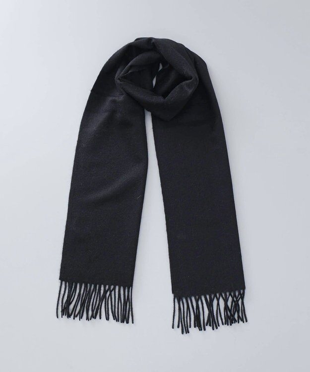 AURORA LANVIN en Bleu （ランバン オン ブルー）カシミヤ100%マフラー ブラック