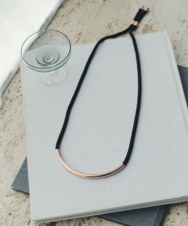 YECCA VECCA アーチラインコードネックレス Gold